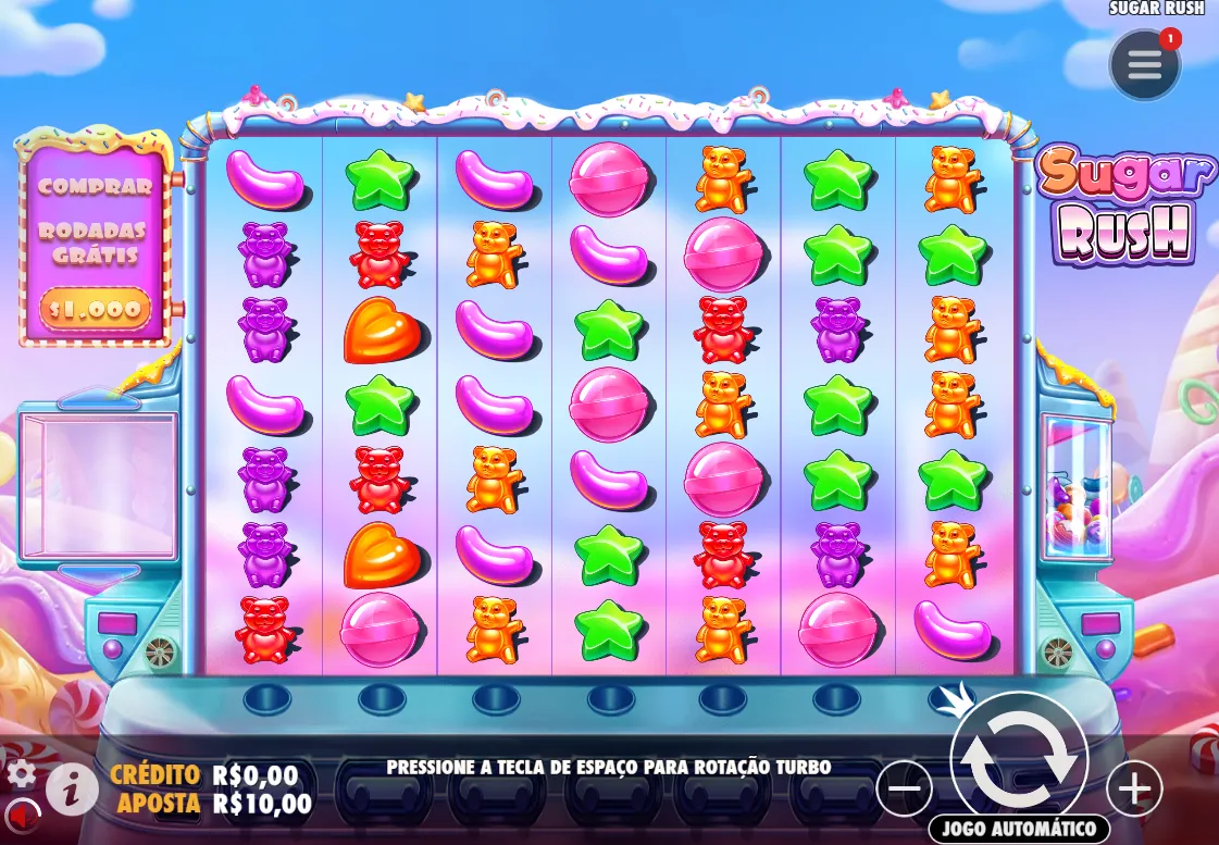 Sugar Rush melhores slots para jogar
