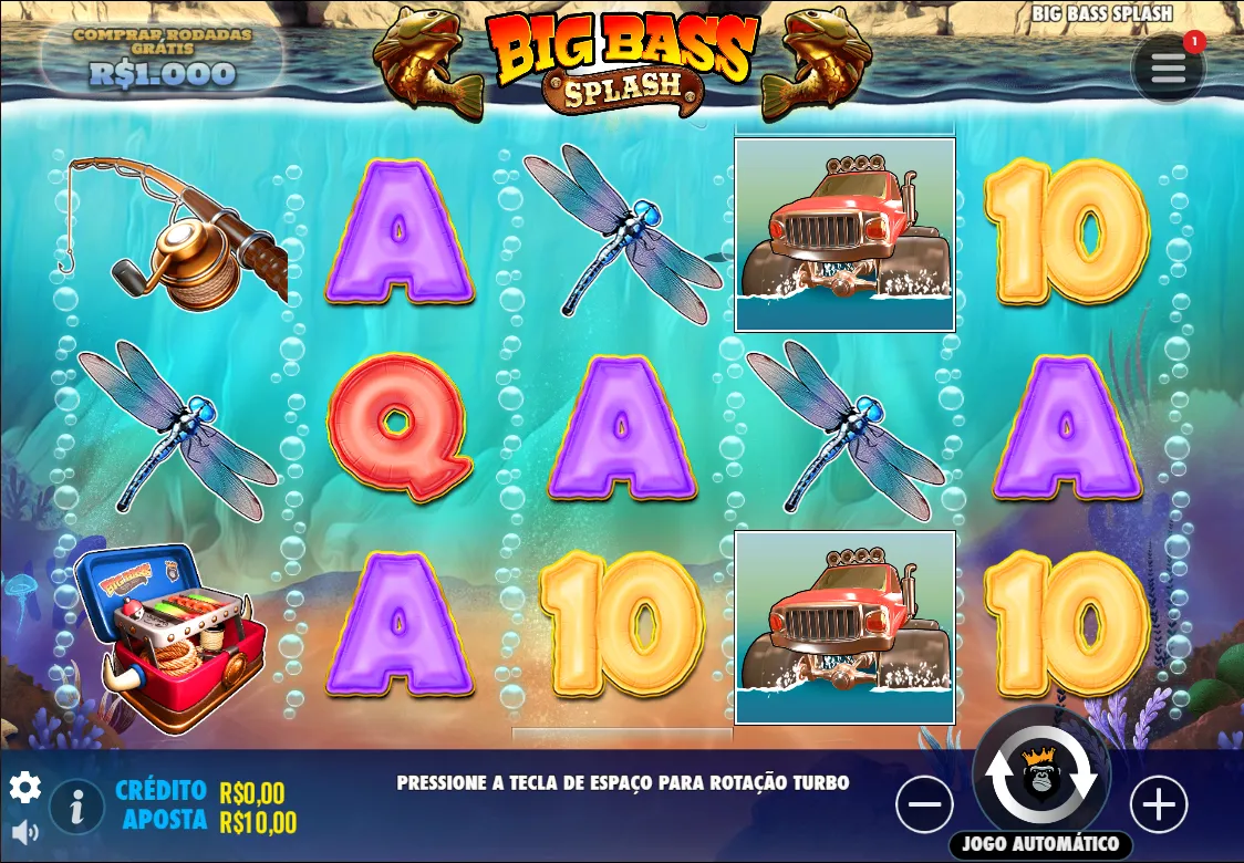 Big Bass Splash melhores slots para jogar