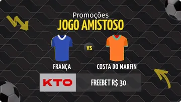 Aposta Grátis para Amistoso França x Costa do Marfim - R$50