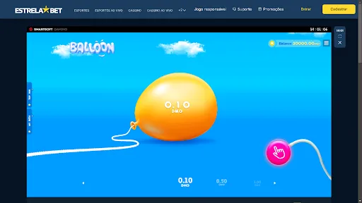 Ballon: jogo do balão na Estrela Bet