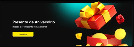 presente de aniversário betboom