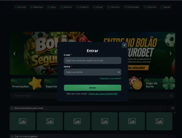 Saiba como fazer o seu SeguroBet Login