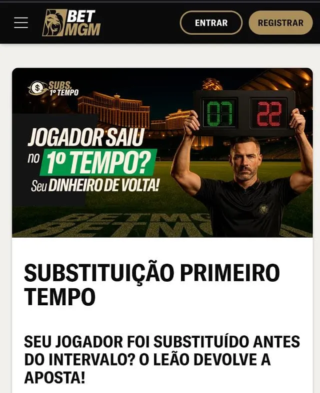 betmgm casa de apostas com cashback