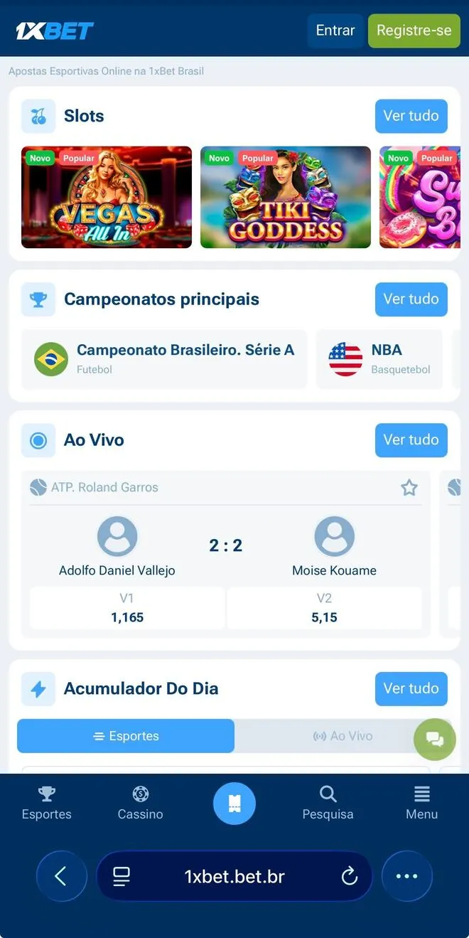 cassino 1xbet legalizado