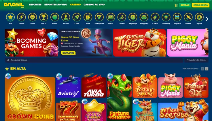 Aproveite os Melhores slots do cassino Brasilbet