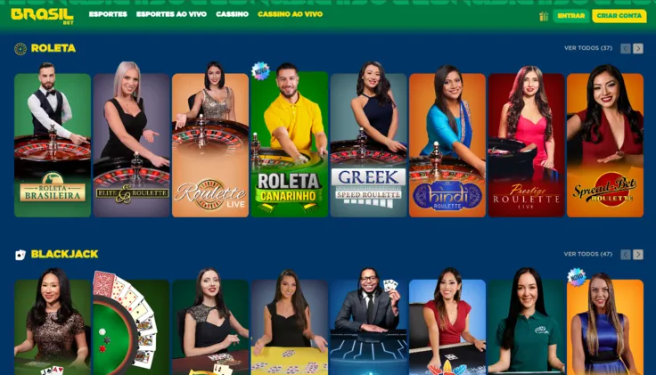 Aproveite os Melhores jogos de cassino ao vivo Brasil bet