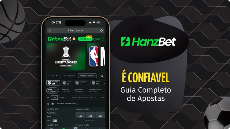 HanzBet Plataforma: imagem com o aplicativo da Hanzbet aberto com diversos jogos, sendo em verde e tons escuros.