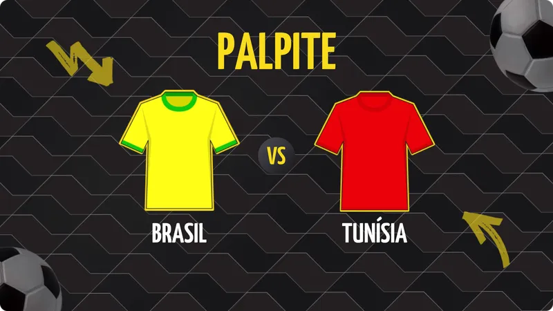Palpite Brasil x Tunísia: Melhores Odds para o palpite Brasil x Tunísia e dicas