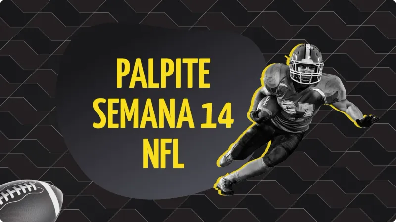 Palpites semana 14 NFL 2025 - Odds, prognósticos e onde apostar.