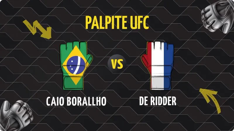 Caio Borralho x Reinier de Ridder: Palpite, Odds e Onde Assistir
