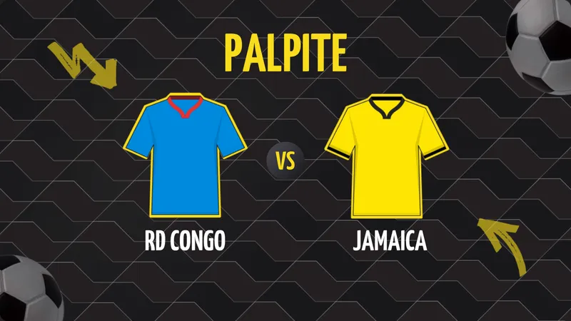 RD Congo x Jamaica: Palpite, Escalações e Onde Assistir.