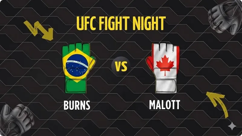 Palpite Gilbert Burns x Mike Malott: Odds e Prognóstico.