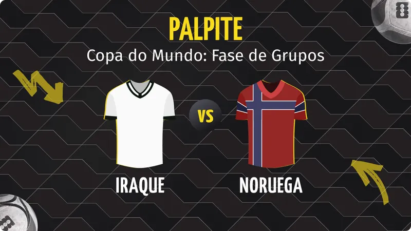Iraque x Noruega: Palpite, Escalações e Onde Assistir.