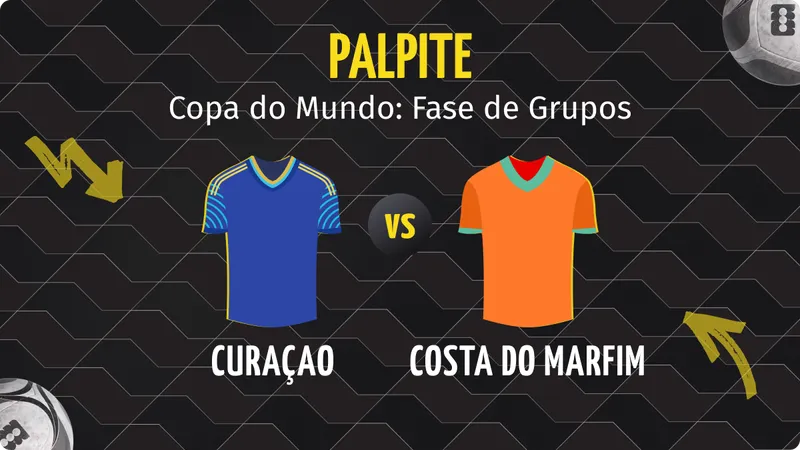 Curaçao x Costa do Marfim: Palpites, Escalações e Onde Assistir.