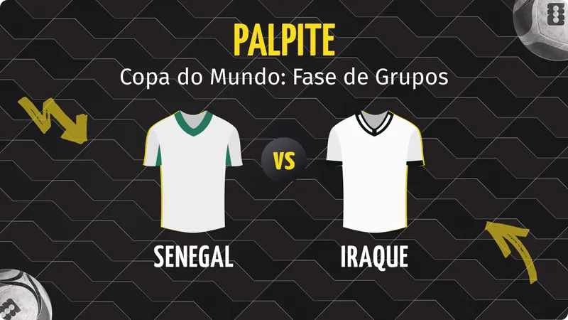 Senegal x Iraque: Palpite, Escalações e Onde Assistir.