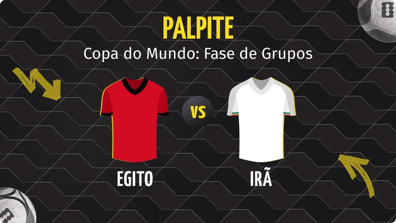 Egito x Irã: Palpites, Escalações e Onde Assistir.