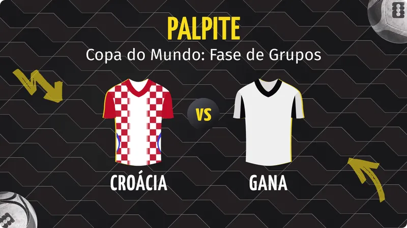 Croácia x Gana: Palpite, Escalações e Onde Assistir.