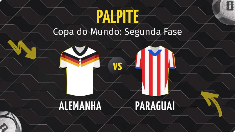 Alemanha x Paraguai: Palpites, Escalações e Onde Assistir.
