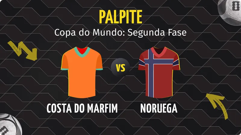 Costa do Marfim x Noruega: Palpite, Escalações e Onde Assistir.