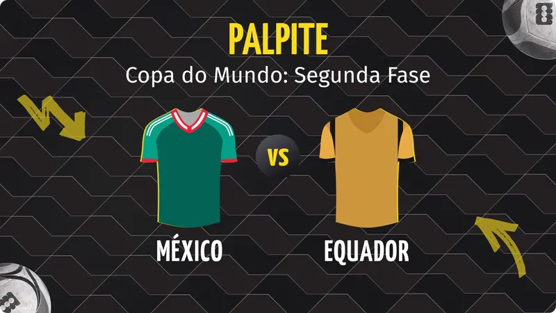 México x Equador: Palpites, Escalações e Onde Assistir.