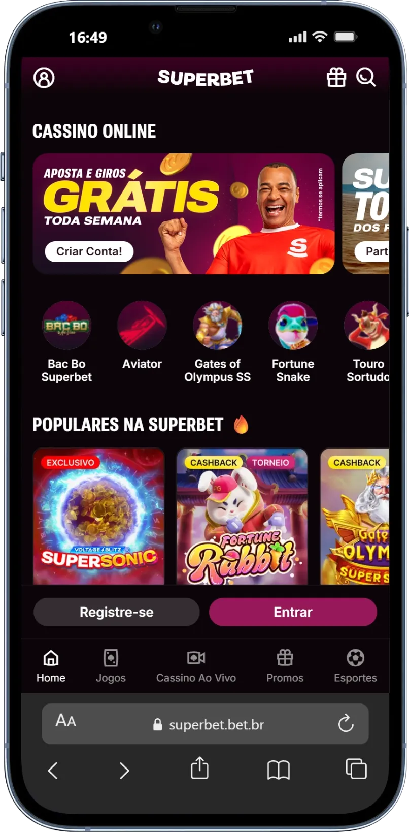 Superbet plataforma de cassino legalizada no brasil