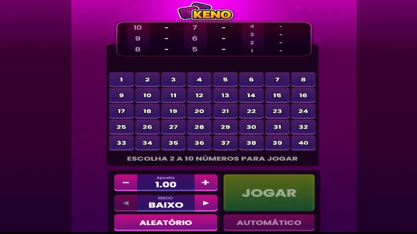 Jogo keno online melhores cassinos