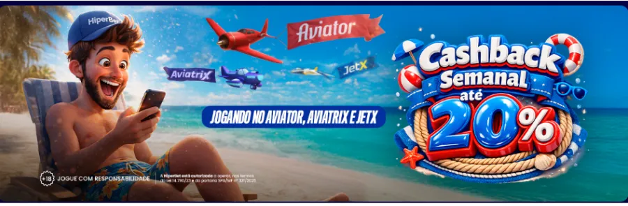 Aproveite CashBack Semanal com Código Promocional Hiperbet
