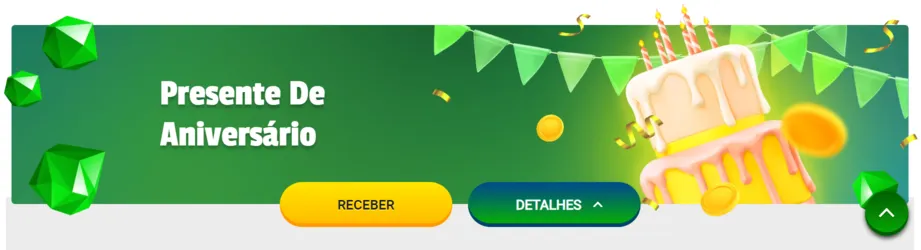 Aproveite o Presente de aniversário Brazino