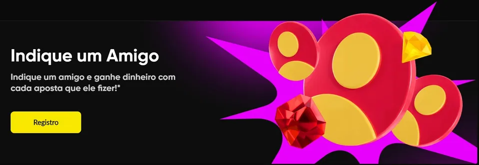 indique um amigo e ganhe dinheiro na betbom