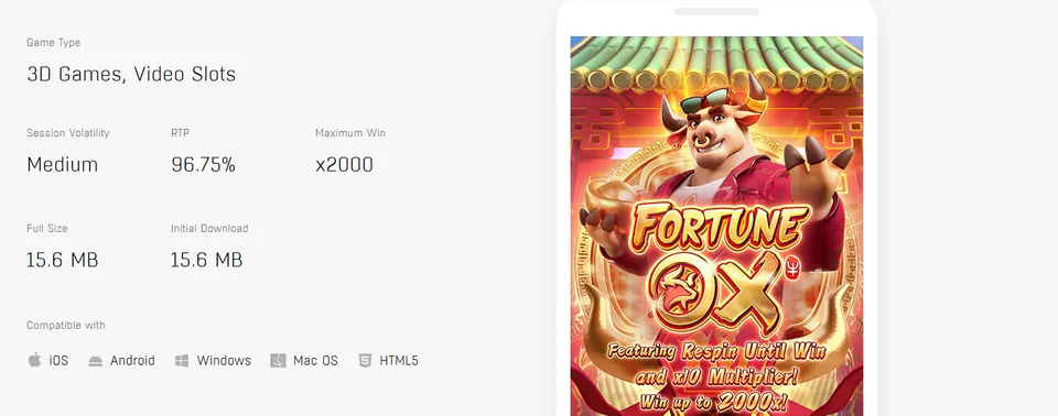 Jogar Fortune Ox no Cassino Online 2025
