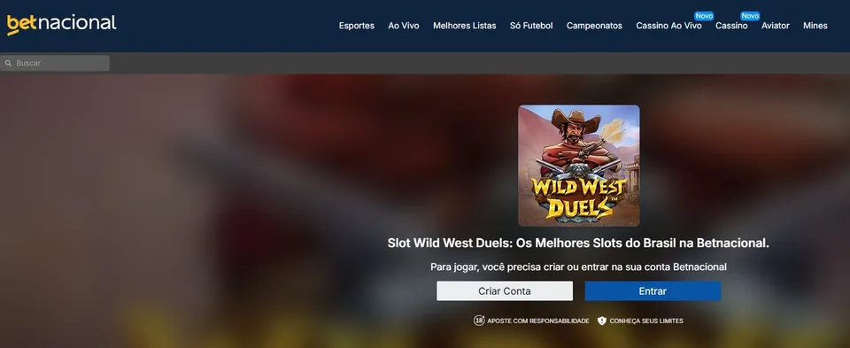 Betnacional Wild West Duels: onde jogar com bônus em 2025
