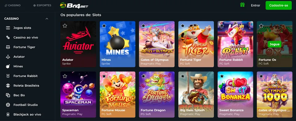 Br4bet Jogos de Cassino