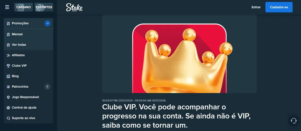 clube vip da stake