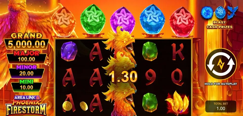 Jogar Area Link Phoenix Firestorm