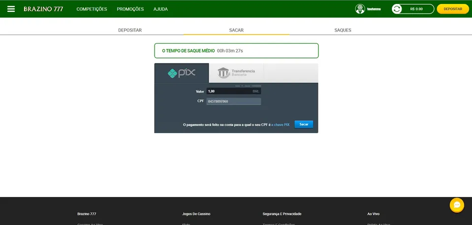 casino que paga no pix: Brazino é o melhor casino online dinheiro real pix