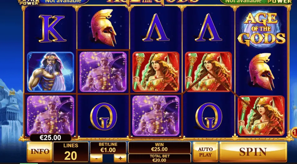 Slots com Jackpot: fundo de grécia antiga, com cor azul, alguns artefatos de mitologia grega e capacetes de guerreiros