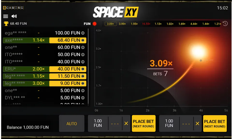 Jogar Space XY