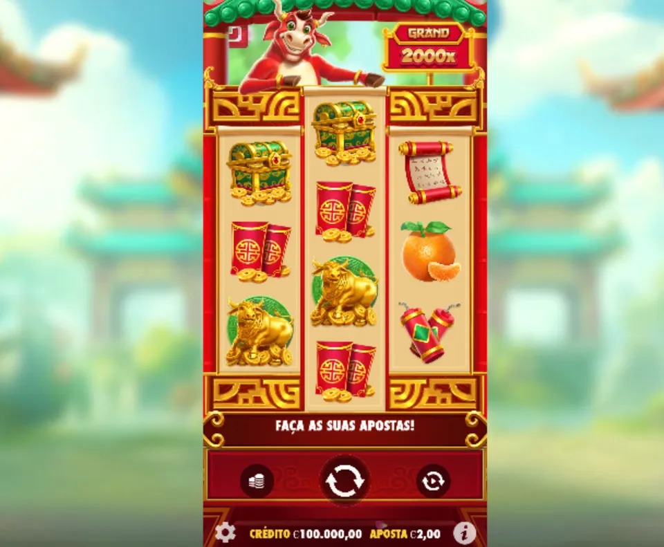 O slot Touro Sortudo é sucesso no cassino online